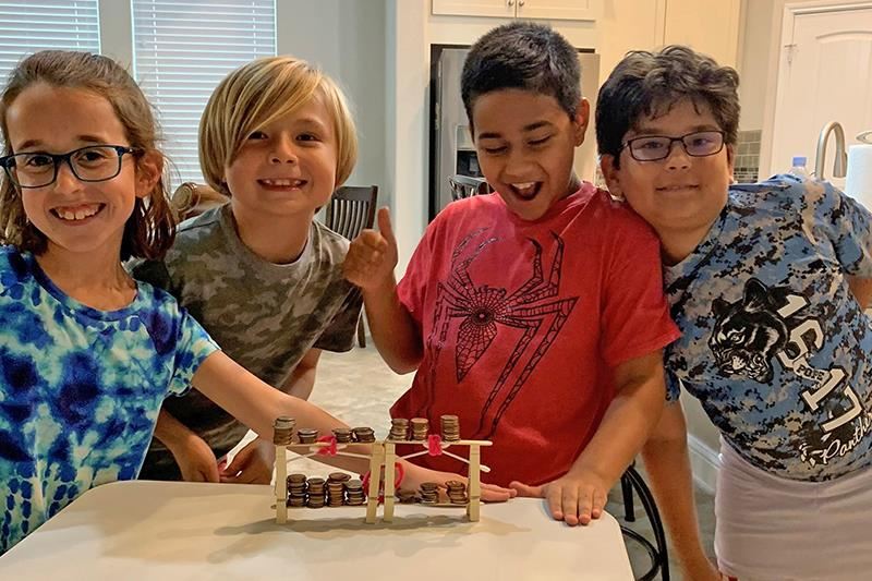 Team Lightning Strike from Wells Elementary School placed seventh in Technical—The Next Level.